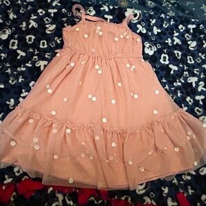 Girls size 4/5 Cat & Jack Pink Floral Kids Dress